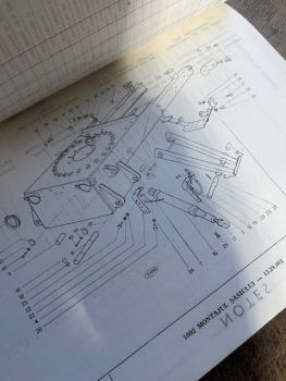 Ersatzteilkatalog TIH 445 DH original gebraucht