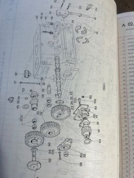 Ersatzteilkatalog TIH 445 DH original gebraucht