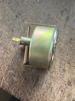 Öldruckanzeige Öldruckmanometer 60 mm mit Beleuchtung mit Chrom Rand