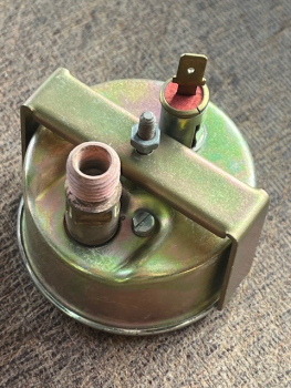 Öldruckanzeige Öldruckmanometer 60 mm mit Beleuchtung mit Chrom Rand