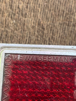 Rückstrahler DDR Ruhla Mewa BS 2515 Grade G 05 025 Baldauf