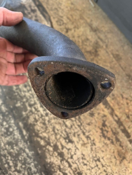 Auspuff UTB 445 Fiat 400m 450 R450 nach unten