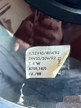 Reflektor Bilux DDR NVA W50 B1000 Robur Trabant Kübel 2 stück