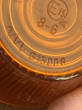 1 Stück Blinker Kappe rund für IFA Multicar Barkas B1000 aus original DDR Bestand