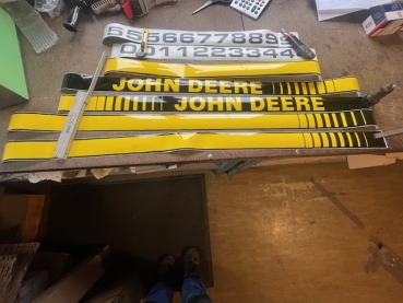 Aufkleber Klebefolie Motorhaube  passend für John Deere universell passend