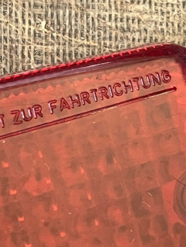 Kappe für DDR Nebelschlußleuchte Trabant Wartung Barkas IFA FER aus original DDR Bestand