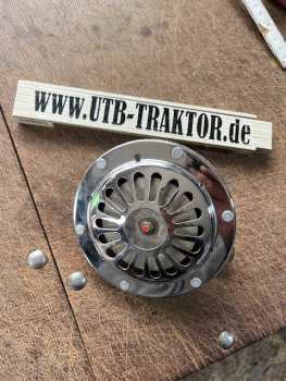 Große Hupe aus DDR Bestand Chrom außen Durchmesser 123mm original