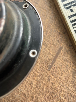 Große Hupe aus DDR Bestand Chrom außen Durchmesser 123mm original