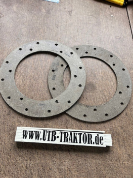 2 Stück Kupplungsbelag UTB Fiat innen 164mm außen 253mm stärke 4mm
