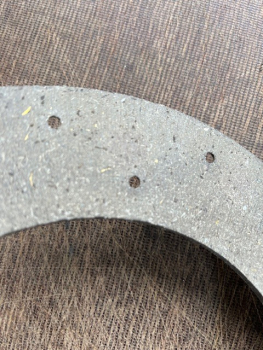 2 Stück Kupplungsbelag UTB Fiat innen 164mm außen 253mm stärke 4mm