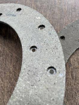 2 Stück Kupplungsbelag UTB Fiat innen 164mm außen 253mm stärke 4mm