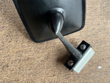 Original Spiegel Rechts für IFA Trabant 601 Wartburg P70 Simson Duo Rückspiegel Außenspiegel schwarz aus DDR Lagerbestand