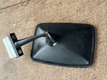 Original Spiegel Rechts für IFA Trabant 601 Wartburg P70 Simson Duo Rückspiegel Außenspiegel schwarz aus DDR Lagerbestand