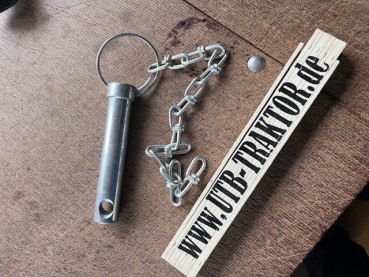 Bolzen Stecker für Zugmaul mit kette