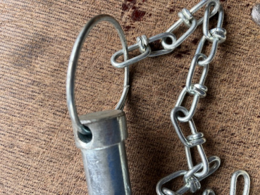 Bolzen Stecker für Zugmaul mit kette