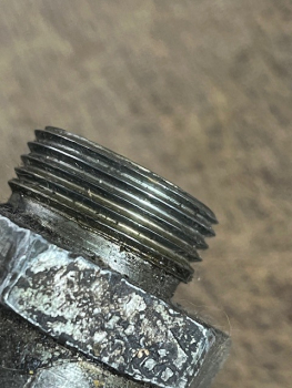 Hydraulikverschraubung T174 DDR Orsta gut gebraucht Gewinde M30x2