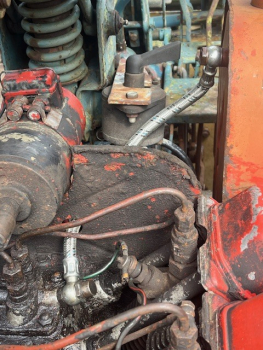 Rücklaufleitung GT124 T157 mit 4 Zylinder Cunuwalde Motor