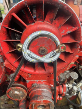 Rücklaufleitung GT124 T157 mit 4 Zylinder Cunuwalde Motor