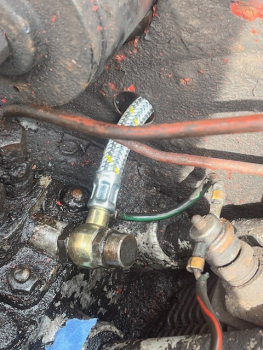 Rücklaufleitung GT124 T157 mit 4 Zylinder Cunuwalde Motor