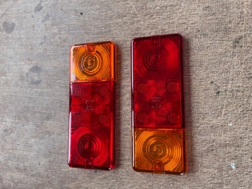 Rücklichtglas 2 Stück IFA DDR Dreikammer HP Anhänger