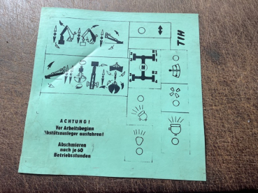 Bedien Anleitung TIH 445 original Symbole defekt 2. Wahl