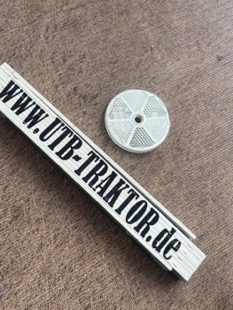 1 x Rückstrahler Hella  Reflektor Strahler vorne Weiß Rund 60 mm mit Prüfzeichen