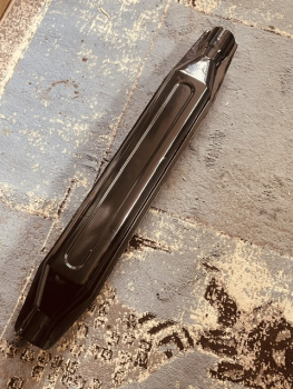 Auspuff emaille Schalldämpfer Traktor Fiat  innen 60mm z.B. 850 1000 1180 1300 90.90 100.90 ...  gesamt Länge 83 cm