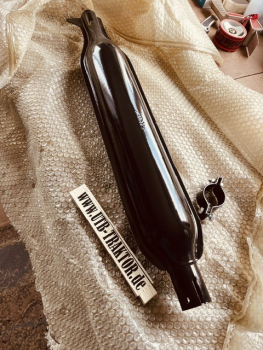 Auspuff - Schalldämpfer Schwarz emaille Traktor UTB Fiat länge 72cm kurz