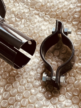 Auspuff - Schalldämpfer Schwarz emaille Traktor UTB Fiat länge 72cm kurz