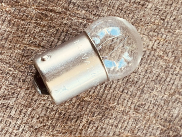 30x DDR NARVA Glühlampe 24 Volt 5 Watt 24V 5w Kugelbirne IFA Ba15s