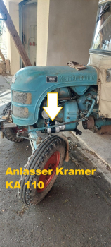 Anlasser Starter Getriebeanlasser Traktor KA 110 Schlepper Kramer KA110