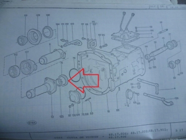 Simering Welle Getriebe Eingang UTB 550 , 640