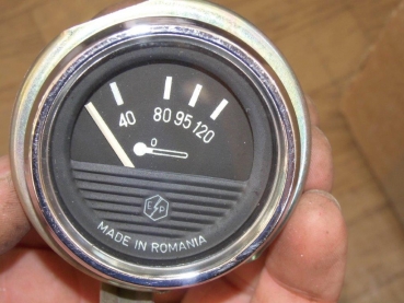 Temperaturanzeige UTB TIH Fiat mit Chrom Rand