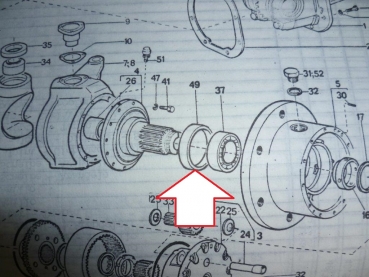 Simering Allrad Vorderachse UTB Fiat DTC 302 445 550 640