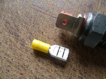 Kabelschuh breit für Flammglühkerze TIH UTB + Fiat