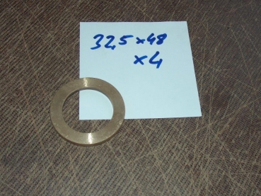 Scheibe Messing für Bolzen Vorderachse UTB Fiat  4,0 mm