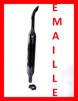 Auspuff für TIH+UTB + Fiat Emaille 89 cm