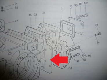 Dichtung großer Deckel hinten Differenzial UTB Fiat