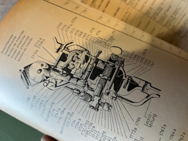 Klöckner Humboldt-Deutz AG Original Ersatzteil-Preisliste Deutz-Diesel-Schlepper F1L514/50