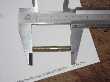 Stehbolzen M8 Länge ca. 51 mm UTB TIH Fiat 450 480 640