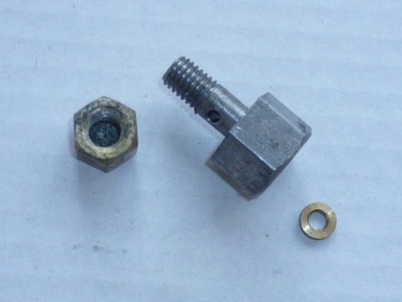 Adapter + Hutmutter + Dichtring für Flammglühkerze TIH UTB Fiat