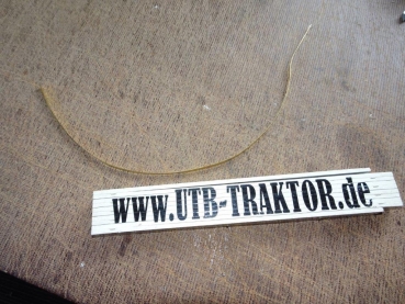 Messingband einlage als Stützring für Kopf Kraftheber UTB Fiat 411 415 . . .