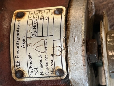 Hydraulik Versteller RS09 Gt124 org. DDR Lagerbestand