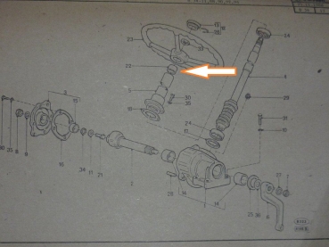 Buchse Gummi Hülse für Lenksäule TIH UTB 445 550