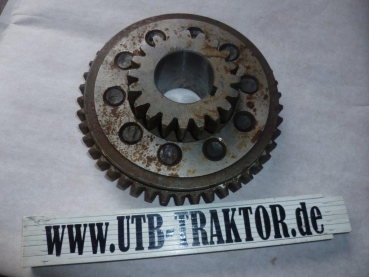 Zahnrad Allrad im Differenzial mit Nut für Bremsklotz UTB Fiat 45/20