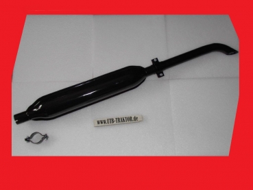 Auspuff 2 Teilig emaille  UTB TIH Fiat