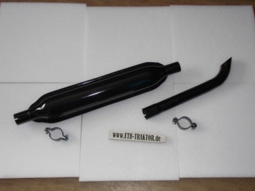 Auspuff 2 Teilig emaille  UTB TIH Fiat