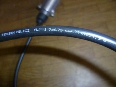 Anhängerkabel 3,40 meter mit Metallstecker