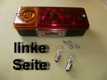 Rücklicht DDR IFA Links mit Leuchtmittel 12 V mit Kennz. beleucht.