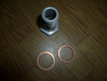 Hohlschraube M18 x 1,5 mit 2 Kupferdichtungen